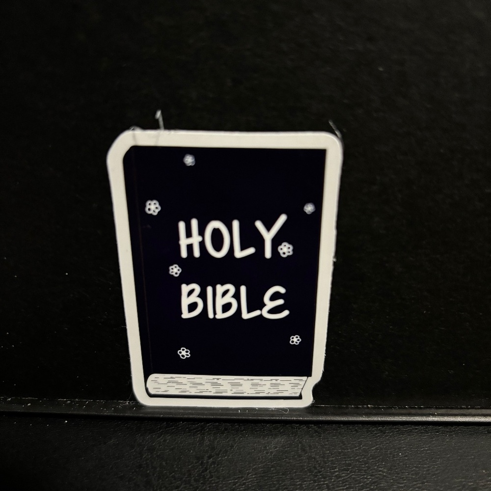 HOLY BIBLE FAITH STICKER